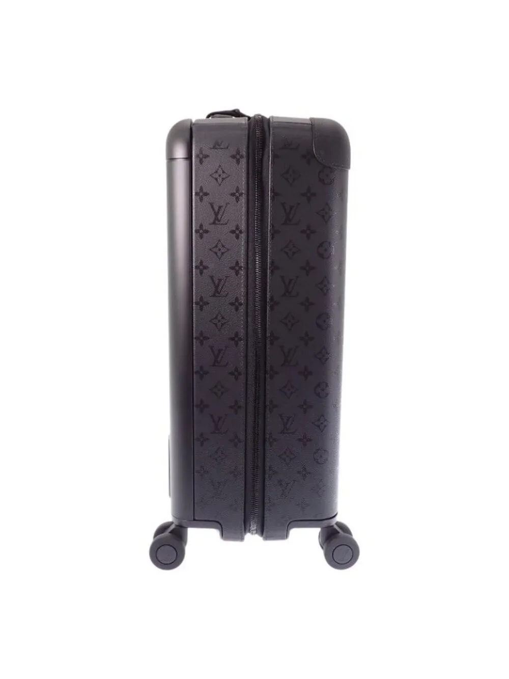 Louis Vuitton Horizon 55 Carry Case Suitcase Leather Monogram Midnight Black